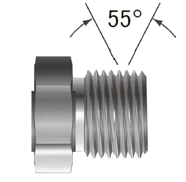 BSPP Thread diameter remains the same and does not change